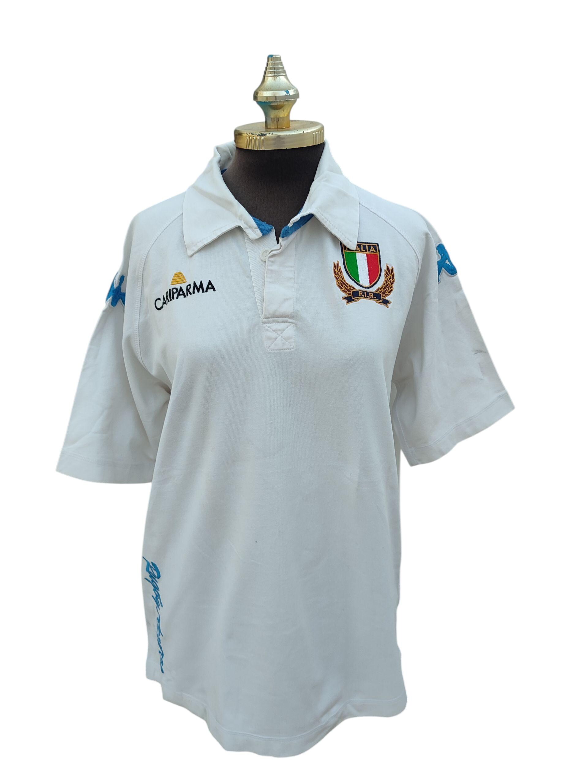 Maillot De Rugby Vintage Italie Kappa - Taille L - Homme - Occasion