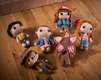 Stranger amigurumi things complete collection crochet pattern