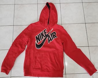 mens nike red sweater