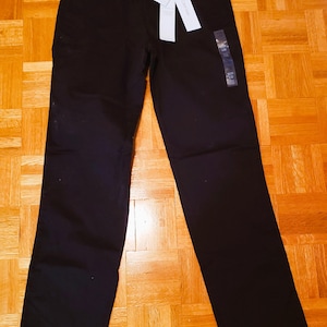 Calvin Klein Men&#39;s The Casual Stretch Chino Slim Fit Black Pant Size 29 x 32 New