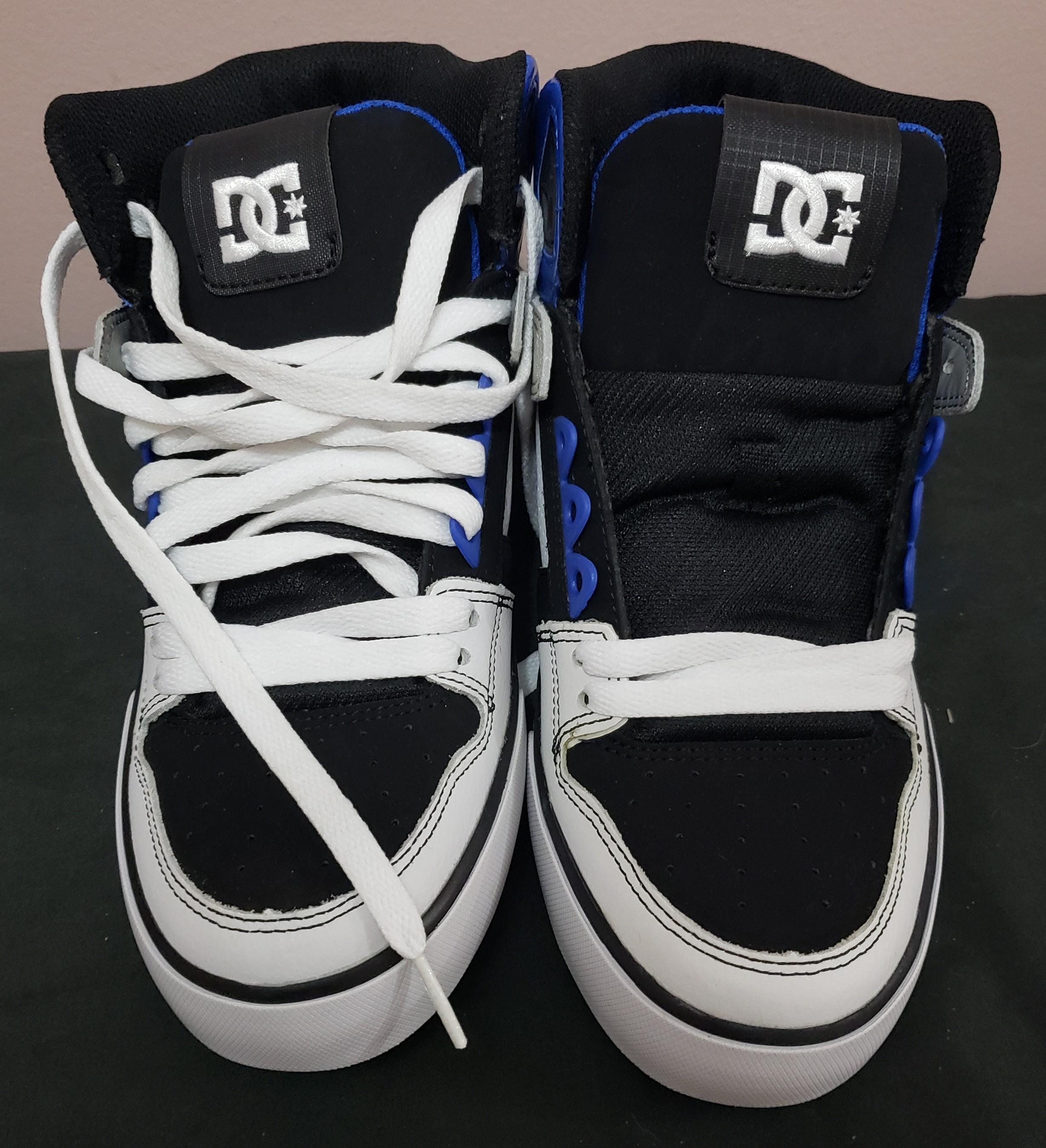 Mens Size 10 DC Spartan High WC 302523 White Blue Black Nubuck Skate Rare Color DC Shoes Spartan High Wc Sneakers in Blue for Men | Lyst main image 3