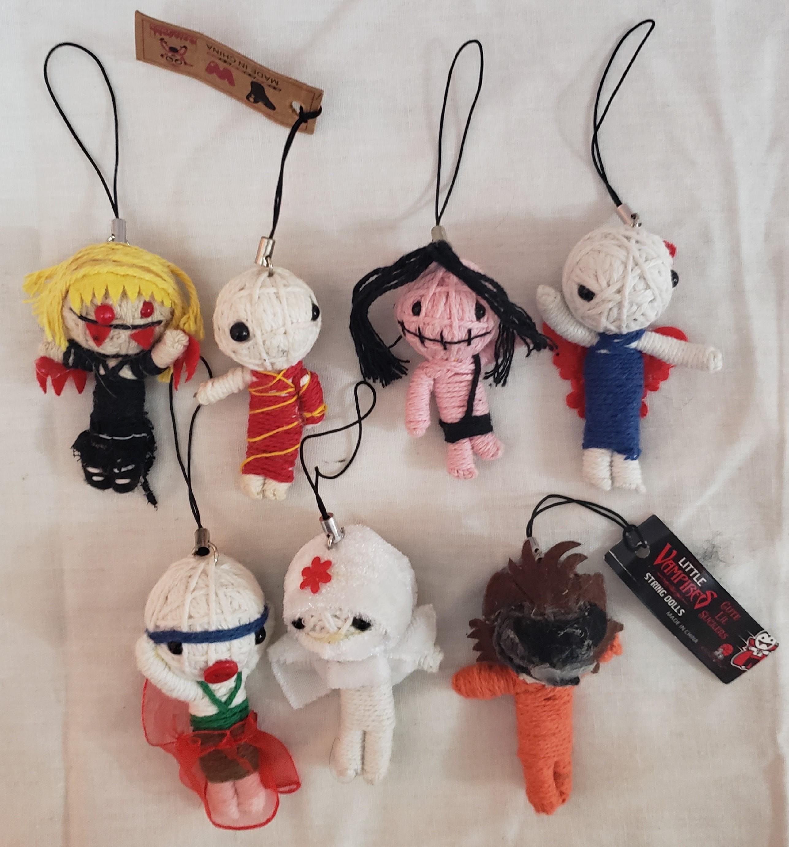 Voodoo String Doll Keychain - Etsy