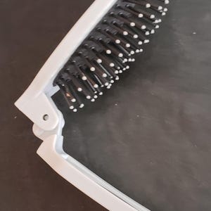 Hair Brush Folding Cushion Paddle Style with Mirror 9&quot; Ball Tip Bristle Brush Travel Bulk LOT 31 NEW