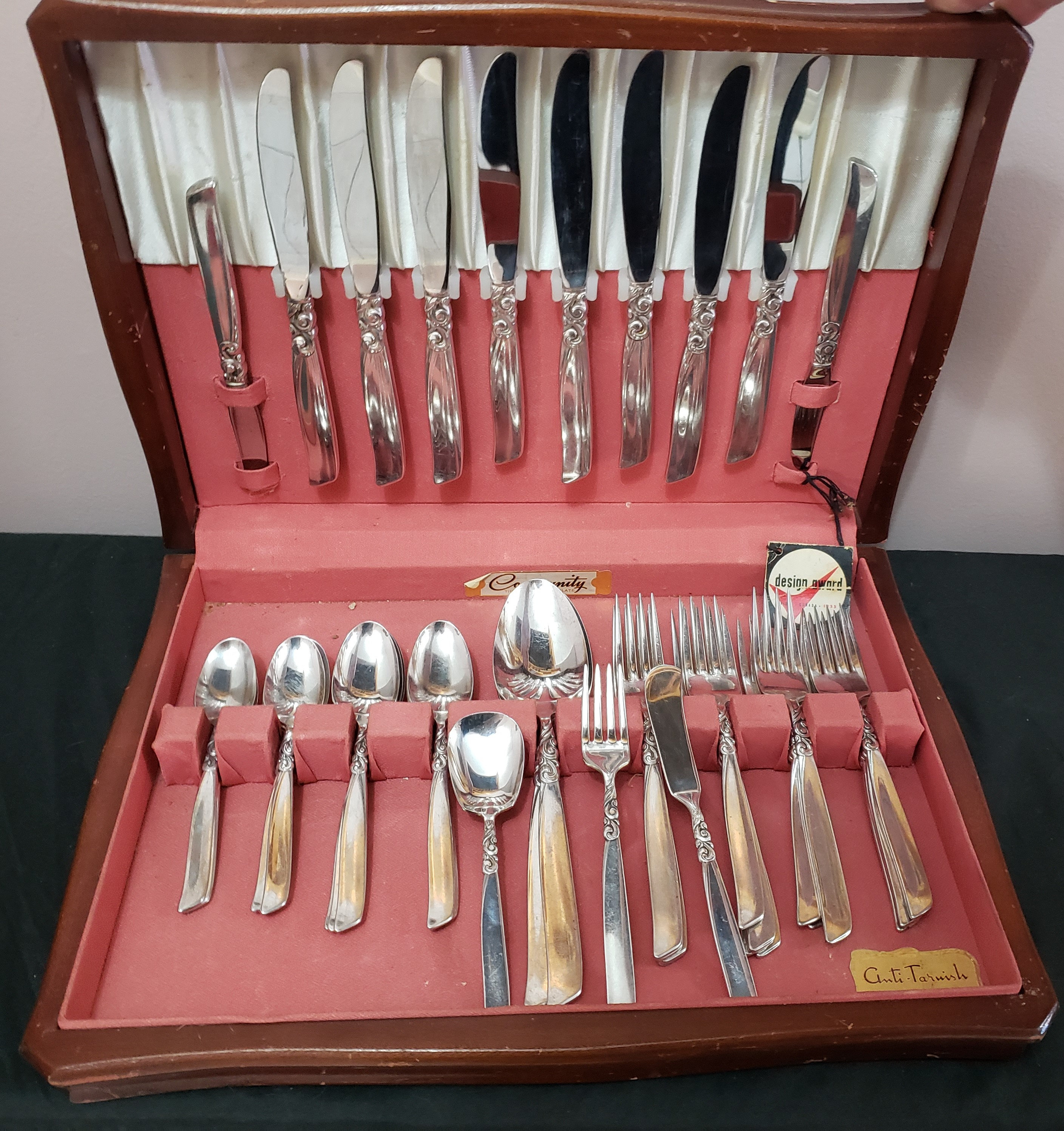 Selling silver shop plated flatware