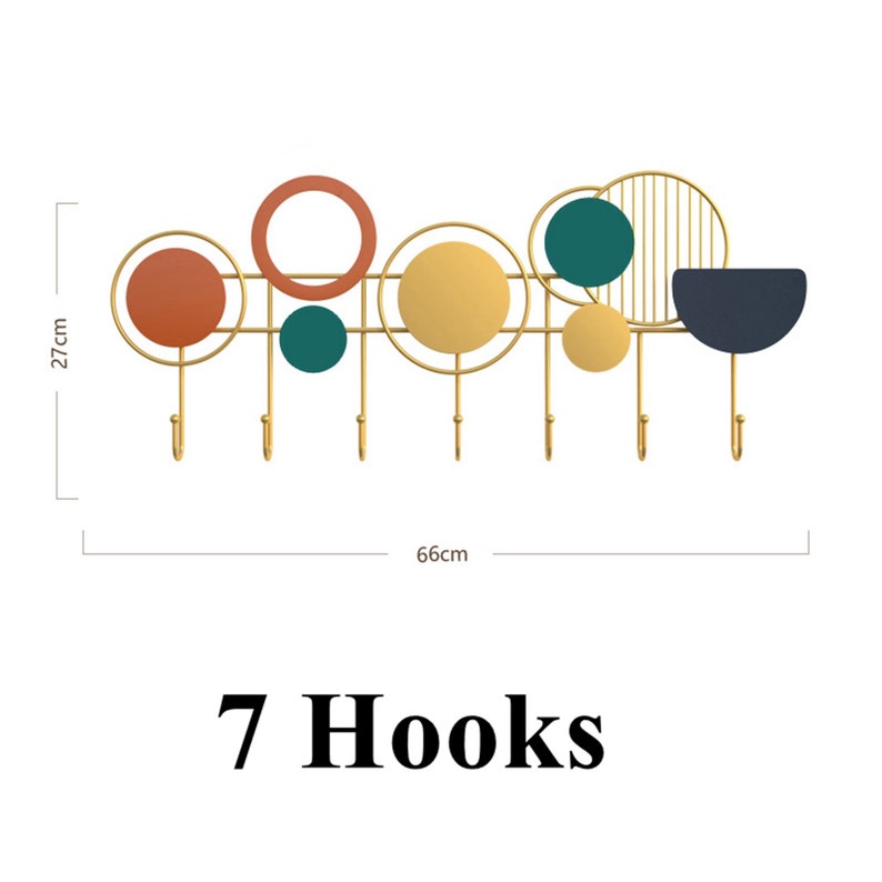 Modern Wall Mounted Coat Hooks Rack for Entryway and Hallway, Featuring