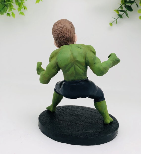 Custom Hulk Bobblehead Clay Figure Statue Sculpture Personalized Husbandboyfriendsonbossfather Gift Birthday 3D Bobble Head Gifts Etsy