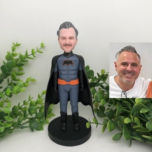 Custom bobblehead clay statue sculpture, Cool father&#39;s day gifts, Personalized figurines birthday gift for Uncle Boss, Cute anniversary gift