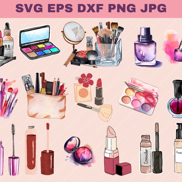 Makeup Bag Design SVG | Make Up Bag Svg | Makeup Bag Designs | PNG | Sublimation | Cut FIle