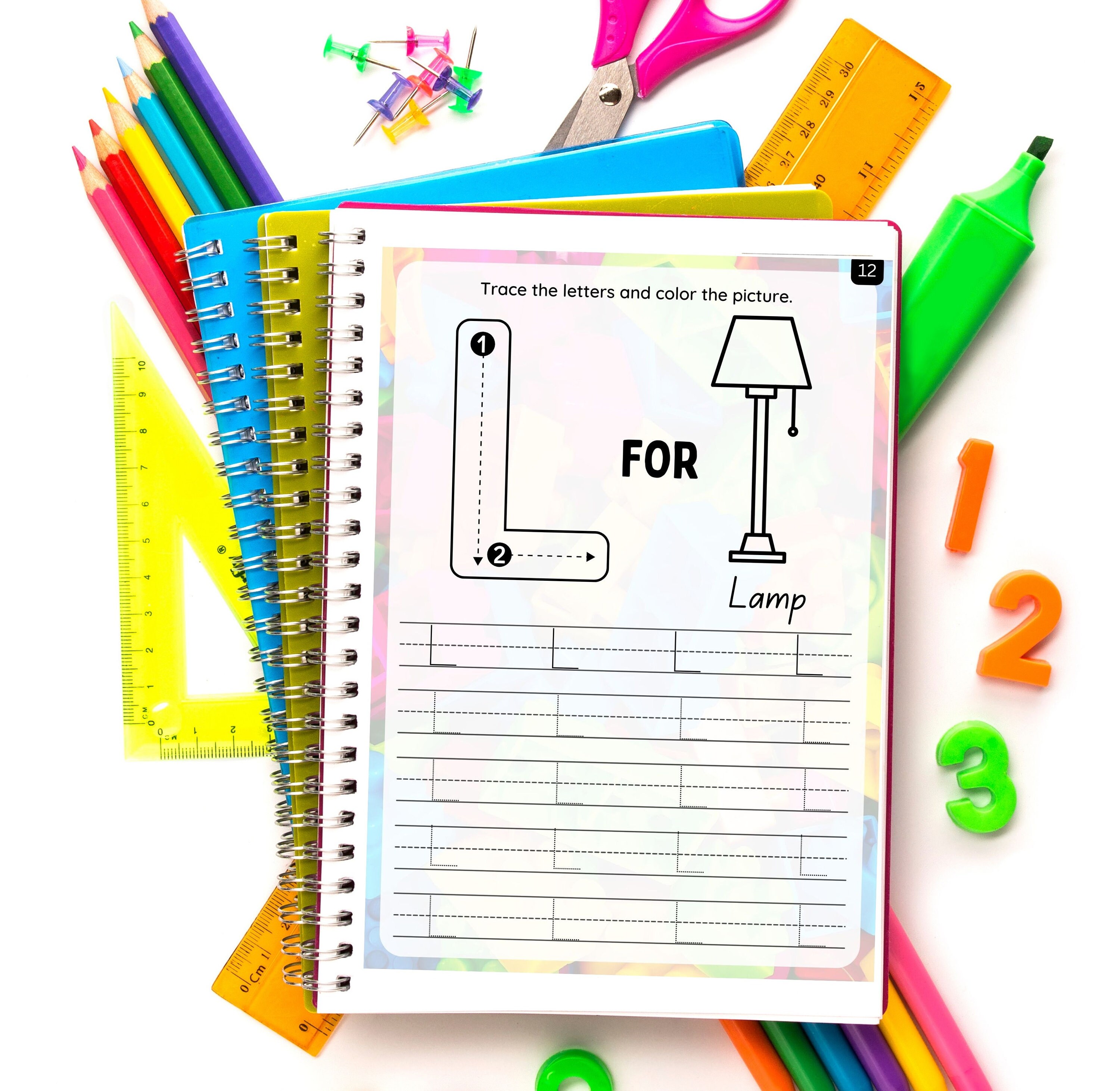 26 Alphabet Worksheets, Preschool, Kindergarten, Learning Activity ...