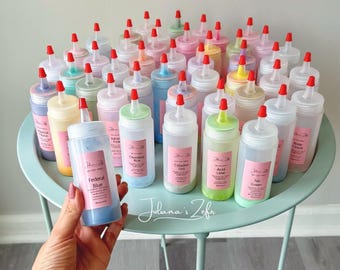 Dry Spray Food Color Set – Airbrush Alternative for Piped Flowers, Marshmallow, Buttercream (25g)