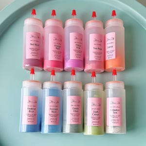 Set di 2 spray coloranti secchi per fiori di marshmallow, colorante alimentare per elementi zefir, colorante commestibile per zefir, cioccolato, crema al burro