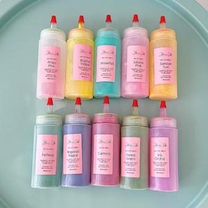 Set 3 spray coloranti secchi per fiori di marshmallow, coloranti alimentari per elementi zefir, coloranti commestibili per zefir, cioccolato, crema al burro