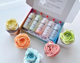 Natural Palette Dry Spray Color System – Zefir Piped Flower Baking Decorations (Set of 5)