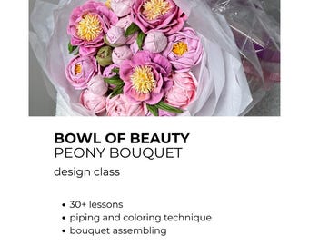 Zefir Peony Bouquet Online Course | Video Tutorial How to