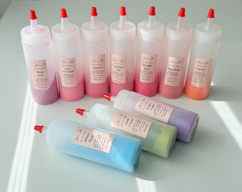 Dry Food Dye Spray Set 7: Marshmallow & Buttercream Coloring - Handmade in USA