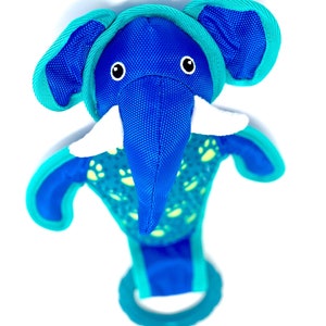 Interactive Dog Toy| Interactive Toy for Dogs| Tug Toy for Dogs| Fun Interactive Pet Toy| Blue Elephant Dog Toy| Dog Tug Toy for Playing|