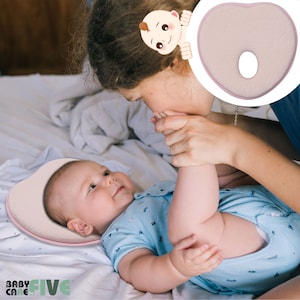 Memory foam pillow baby flat head cheap