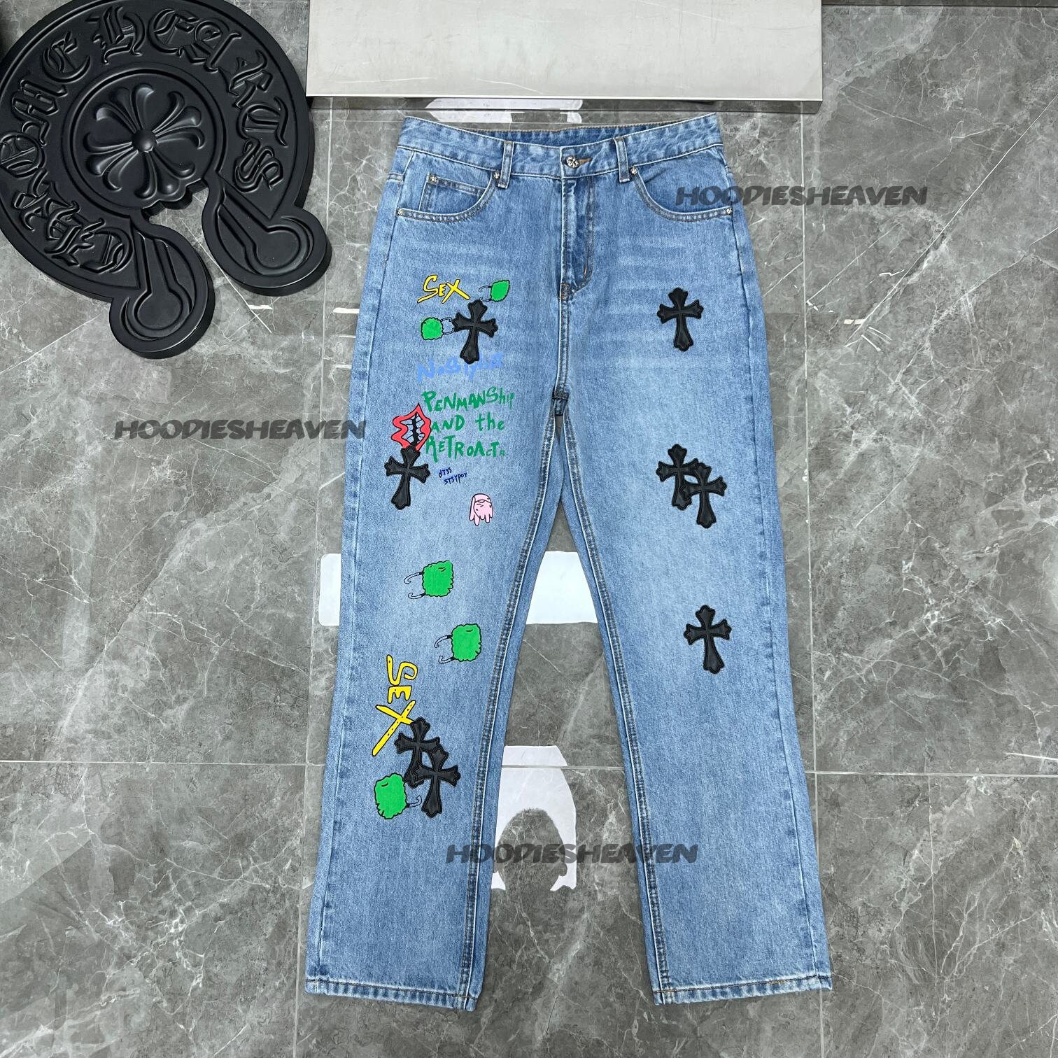 Aggregat 74+ chrome hearts jeans fit neueste - JTC