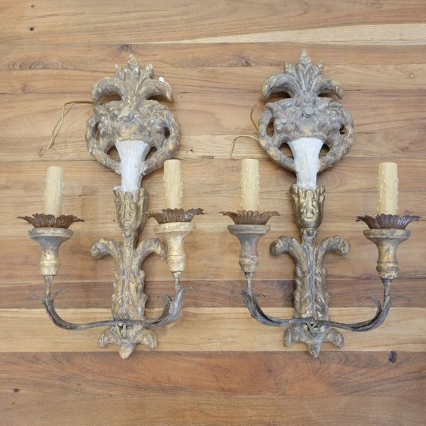 Antique Wall Sconces - Etsy