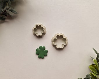 St Patricks 4 Leaf Clover Shamrock Polymer Clay Cutter • Irish • Cookie Cutter • Polymer Clay Tools • Jewellery Makers • Baking Accessories