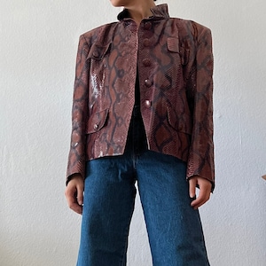 True Vintage Saint Laurent Rive Gauche Paris Leather Jacket