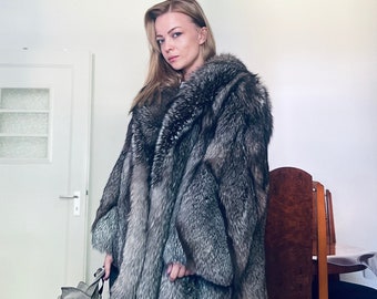 Crystal fox coat clearance