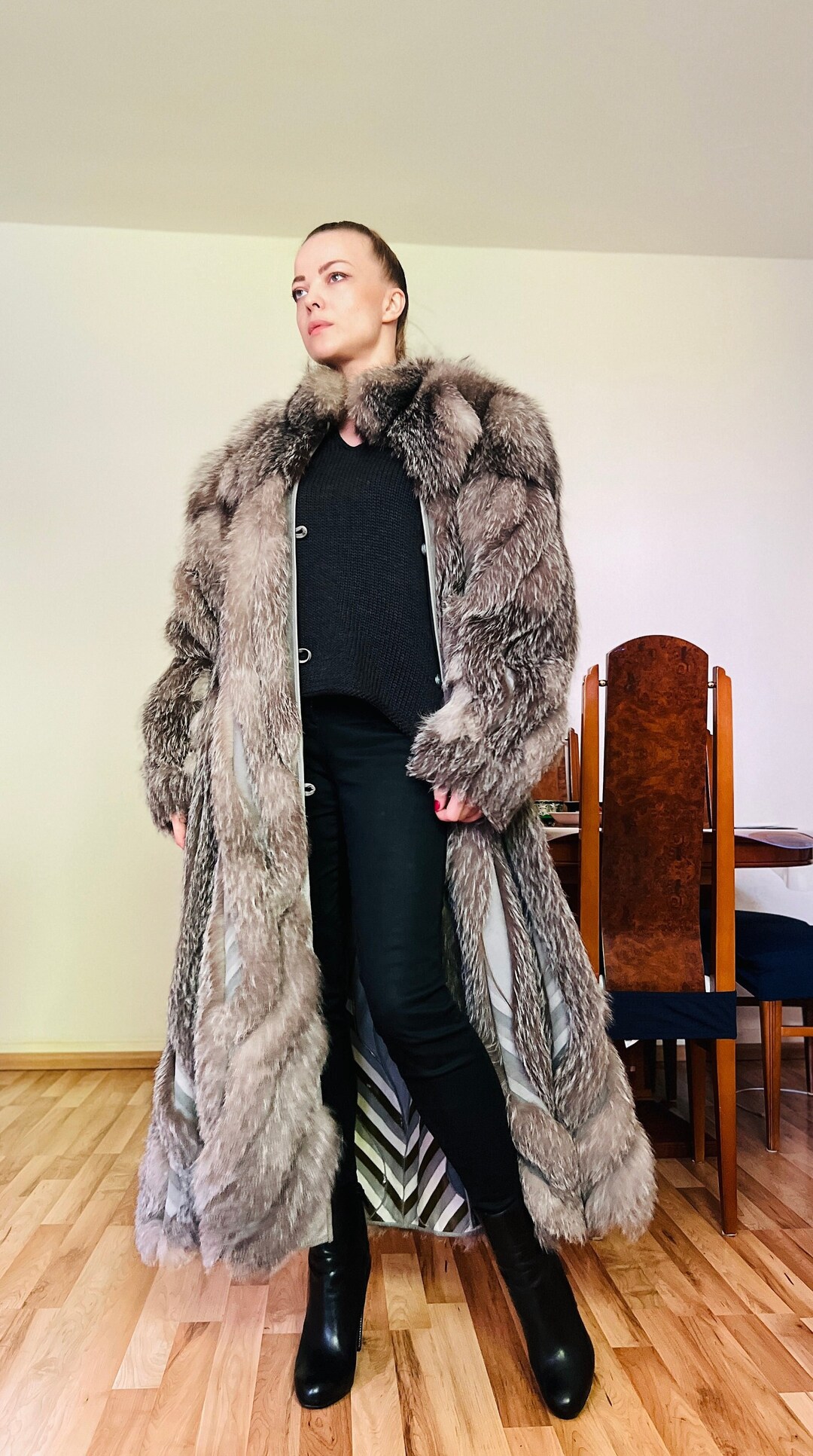 Fox Fur Coat Fire Fox Fur Coat True Vintage From 60s