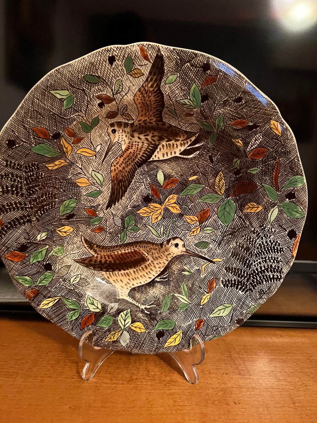 Vintage French Gien Majolica Rambouillet Soup Plate - Etsy