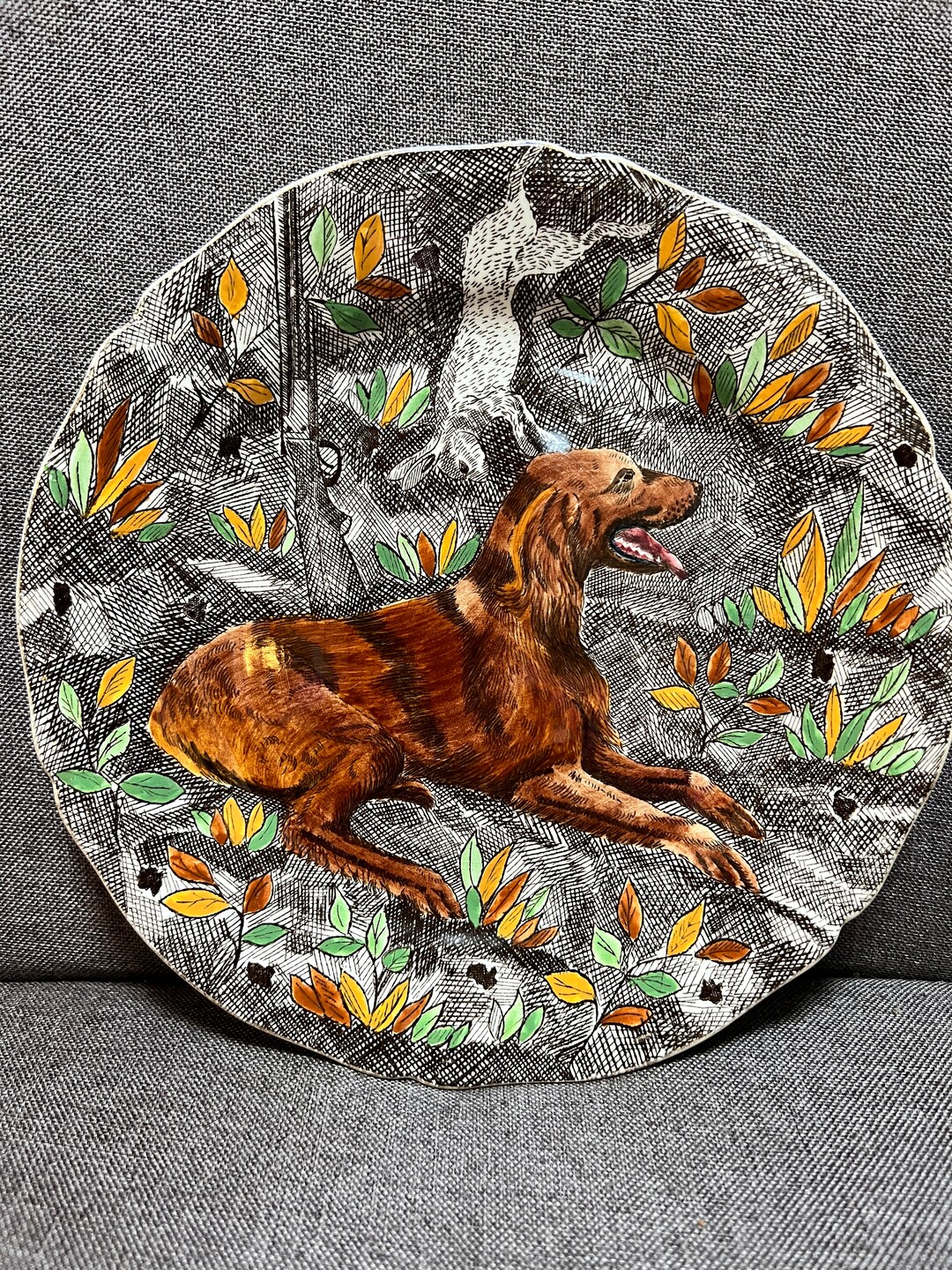 Vintage French Gien Majolica Rambouillet Salad Plate Salad Plate - Etsy