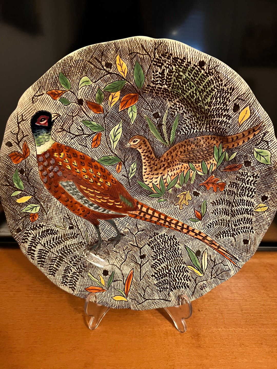 Vintage French Gien Majolica Rambouillet Dinner Plate Dinnerplate - Etsy