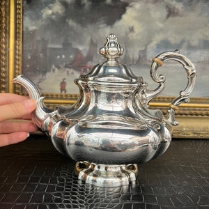 Silver Jug Teapot Silver 835