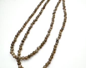 Two Stand Feldspar Necklace