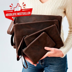 Benutzerdefinierte Schminktasche, personalisierte Kosmetiktasche, Schminktasche aus Leder, Schminktasche, Kosmetiktasche aus Leder, Handgemachte Schminktasche