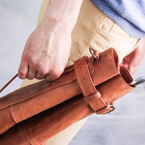Leather golf bag,Brown golf bag,Leather golf stand,Custom golf bag,Club golf bag,Golf gifts for men,Gift for golfer men