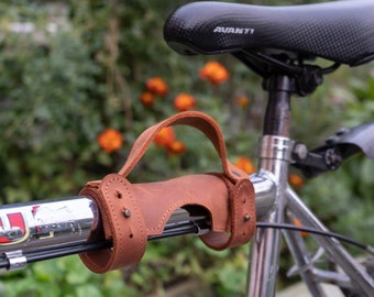Leather bike handle,Leather bike strap,Bicycle frame handle,Leather bicycle accessories,Leather frame handle,Frame handle strap