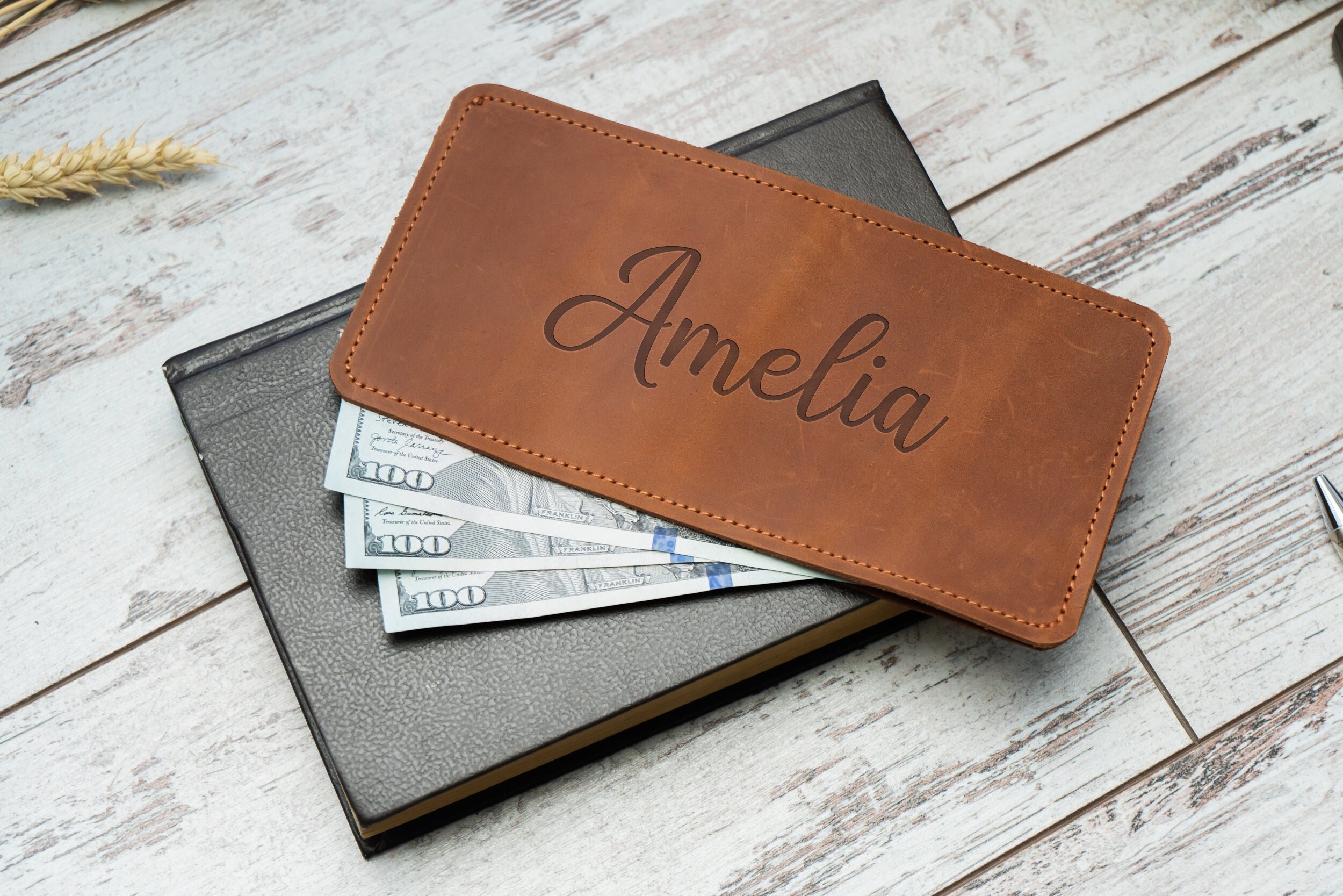 Leather Cash Envelope Wallet – Rustico Corporate