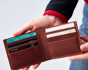 Monogram wallet for men, Engraved wallet for men, Custom wallet for him, Groomsmen wallet, Men wallet leather, Personalized wallet men