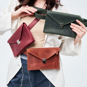 Personalisierte Gürteltasche,Handtasche Clutch,Ledergürteltasche,Lederumschlagtasche,Gürteltasche für Frauen,Benutzerdefinierte Gürteltasche