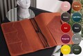 A5 notebook cover,Personalized notebook cover,Personalized refillable journal,Refillable a5 journal,Leather travel journal product logo