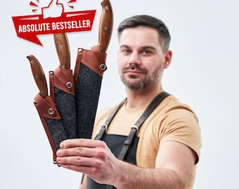 Funda de cuchillo hecha a mano, Funda de cuchillo de cuero, Funda de cuchillo de cuero, Funda de cuchillo hecha a mano, Funda de cuchillo de chef, Funda de cuchillo personalizada