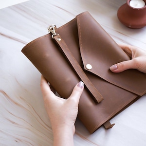 Pasta de couro, Pasta para cadernos recarregável, Pasta para agendas recarregável, Pasta de argolas A5, Pasta para diário recarregável de 3 argolas, Pasta de argolas personalizada