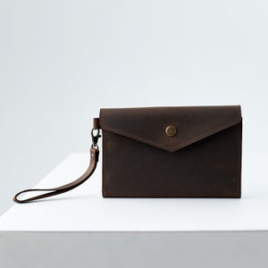 Cartera de viaje de cuero personalizada, organizador de cartera de viaje, cartera de viaje familiar, cartera de viaje con monograma, cartera de viaje de pasaporte imagen 8