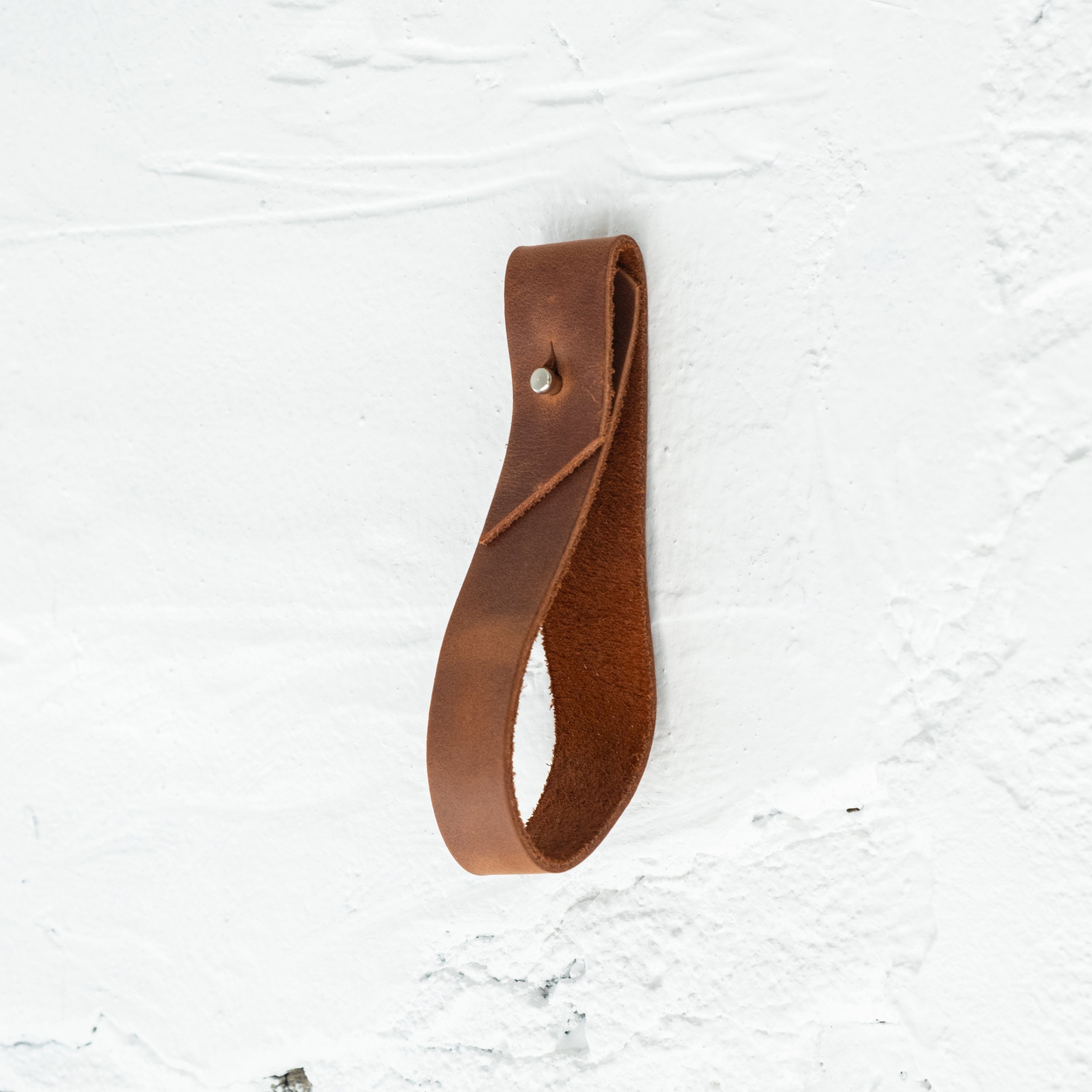 Custom Leather Wall Strap for Hanging Pillow Cushions, Headboards