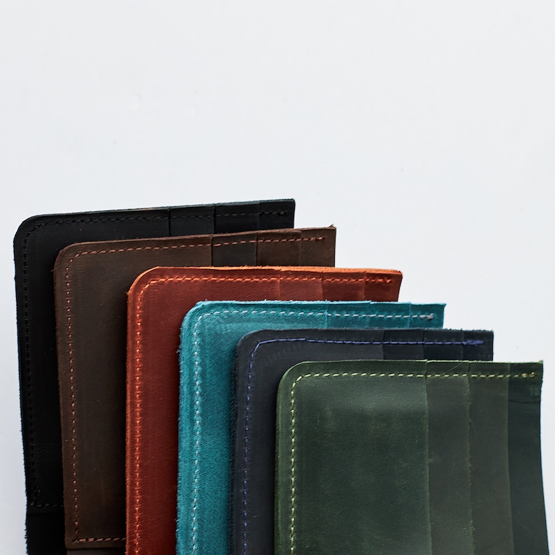 Cartera rfid de cuero personalizada, Cartera personalizada de cuero, Regalo de aniversario para él cartera, Cartera personalizada para hombres, Cartera grabada para hombres imagen 10