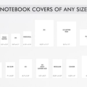 A5 notebook coverPersonalized notebook coverPersonalized image 4