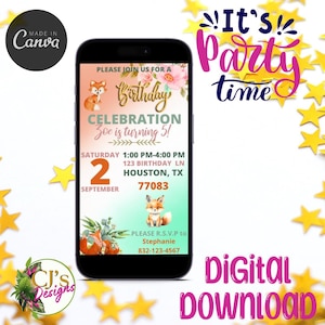 Editable Birthday Invitation Template