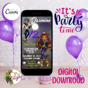 Editable Birthday Invitation Template