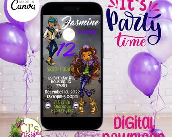 Editable Birthday Invitation Template