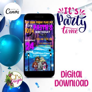 Editable Birthday Invitation Template
