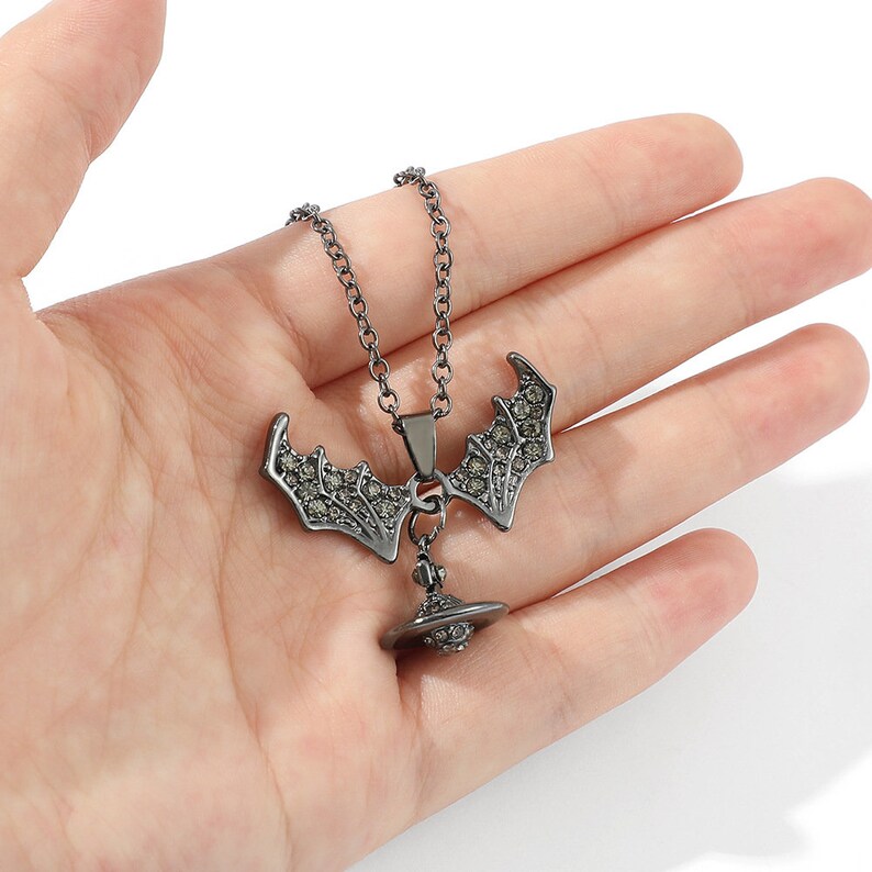 Vivienne Westwood Bat Wing Orb Necklace Skull Cross Saturn Etsy